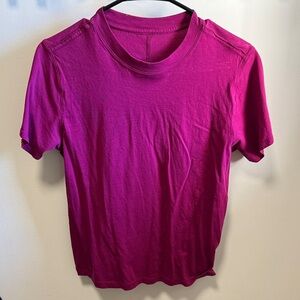 Lululemon Magenta Women's Basic Tee Top